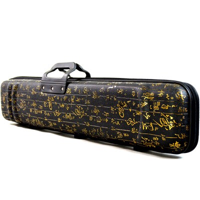 中国风书法高档二胡盒轻体牛津可背可提古文琴盒二胡包乐器配件