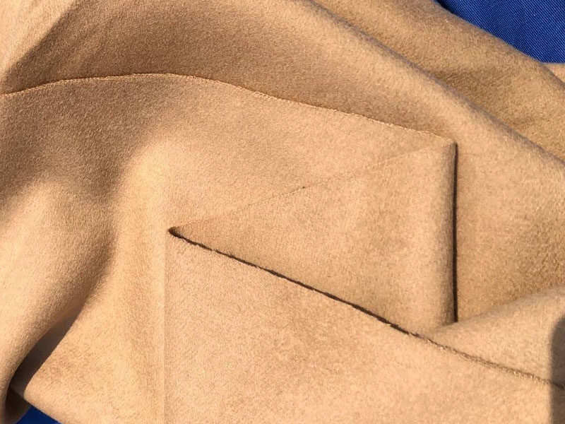 羊毛呢布料双面羊绒布料高档大衣面料书法画毡呢子布diy低价处理