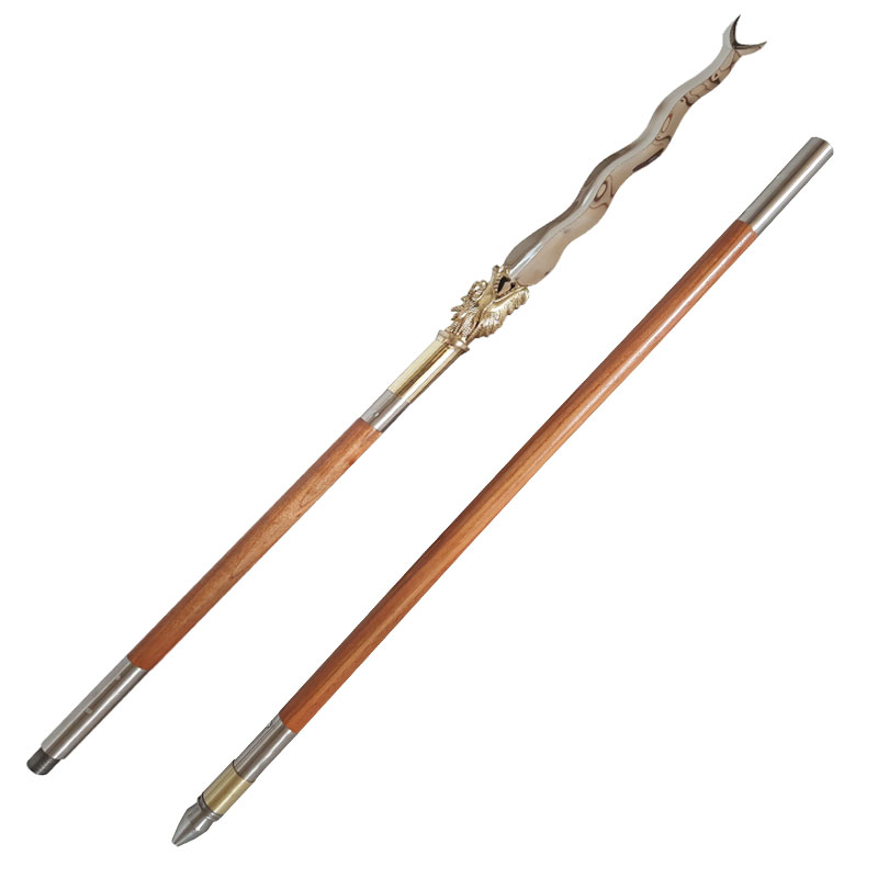 张飞丈八蛇矛武术器械霸王枪头可拆卸兵器红缨枪兵器长矛未开刃