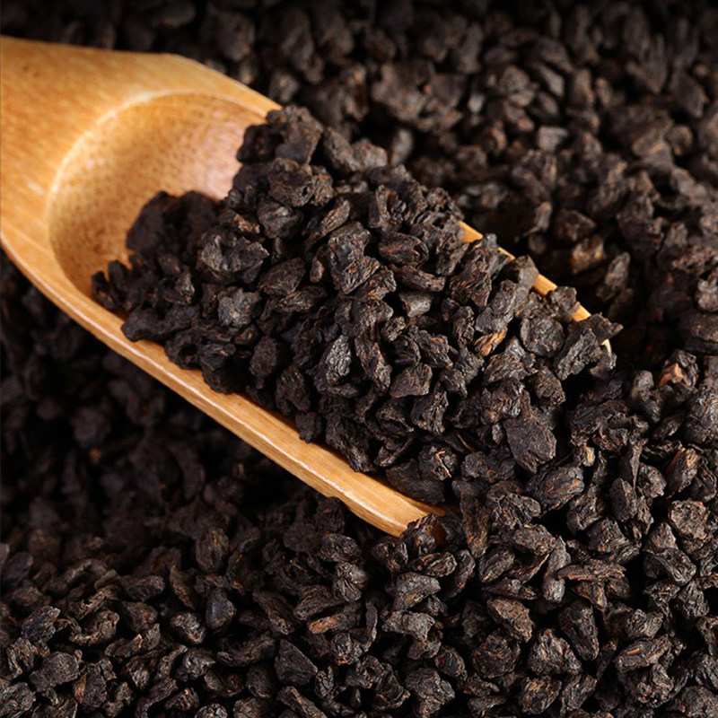 云南普洱茶金沙化石银子特级糯香熟茶颗粒金不换普洱