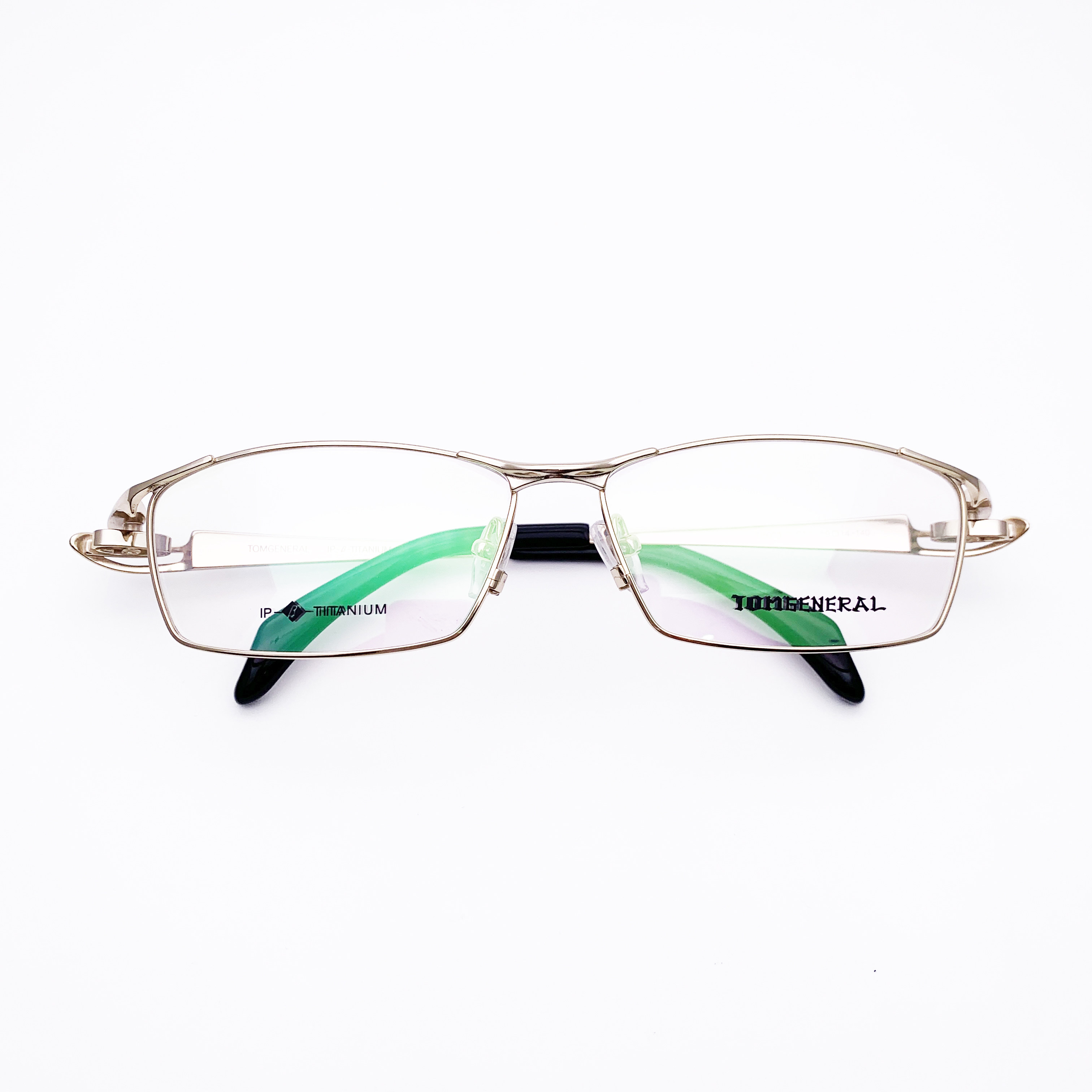 日本松岛歪树运动独特纯钛男士商务休闲大脸眼镜架