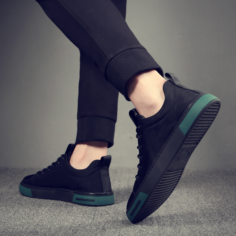 男鞋2021新款秋季潮流百搭休闲布鞋软底工作单鞋透气帆布板鞋潮鞋