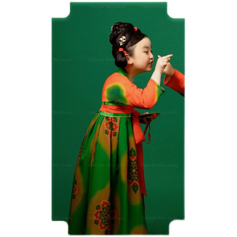 假发儿童古装日常小号红绳唐朝发髻可爱仙女发包