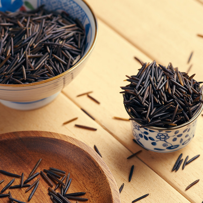 野米冰湖号野454克美国苏比利尔天然松针米菰米黑米