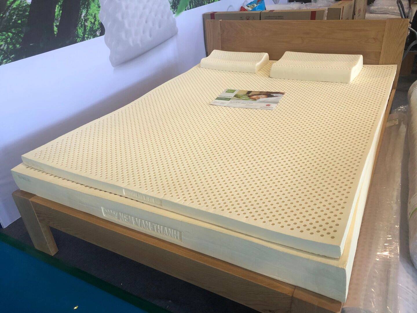 床垫进口越南万成天然乳胶橡胶18米15cm偏硬乳胶床垫