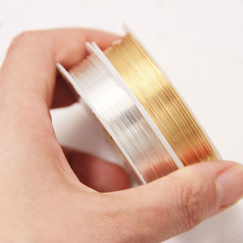 手工绕线造型线18k铜包金保色串珠diy铜丝软线手链珍珠绕线