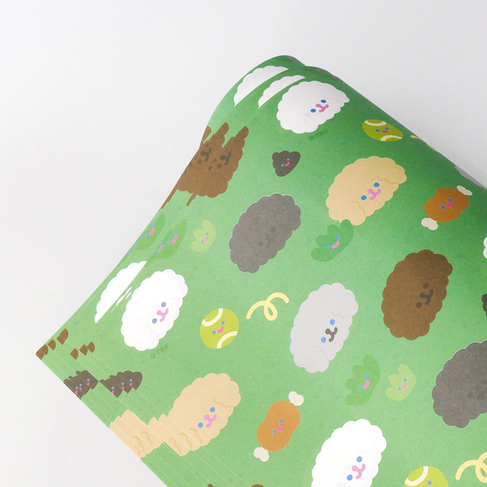 韩国正品rico可爱礼物礼品礼品包装包装纸书皮a3包装纸