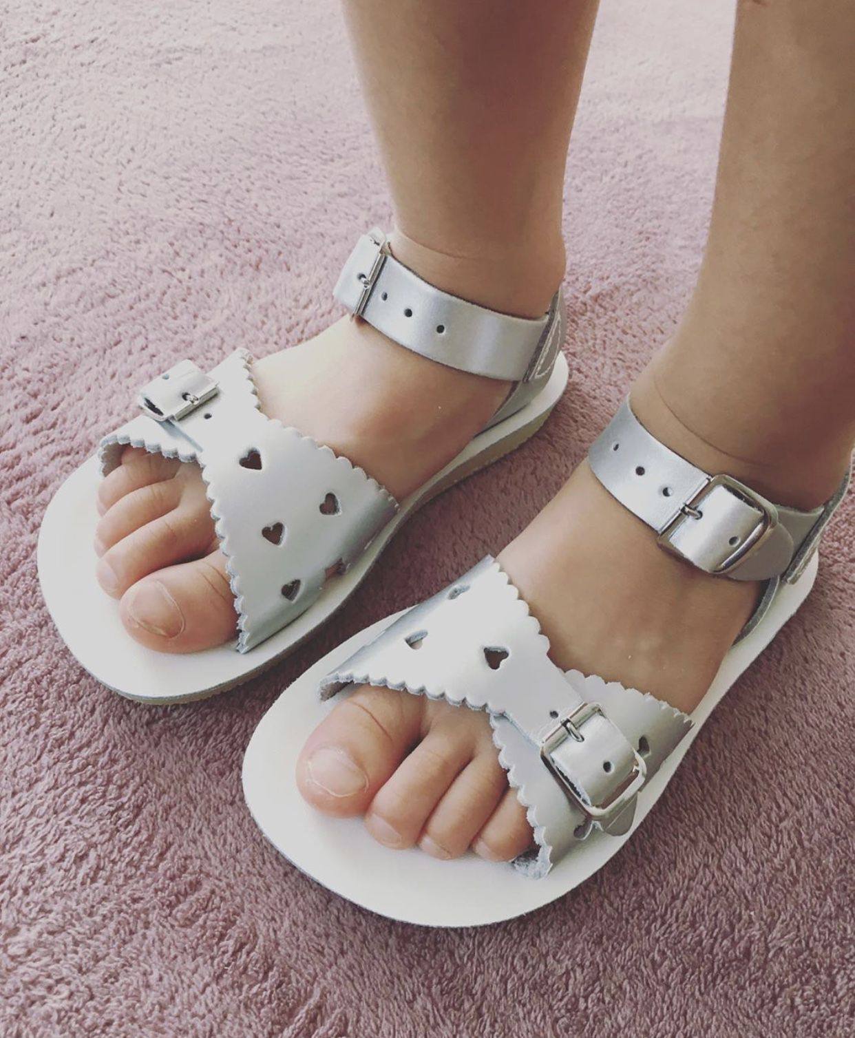 现货美国saltwater儿童童男女童洋气经典柔软凉鞋