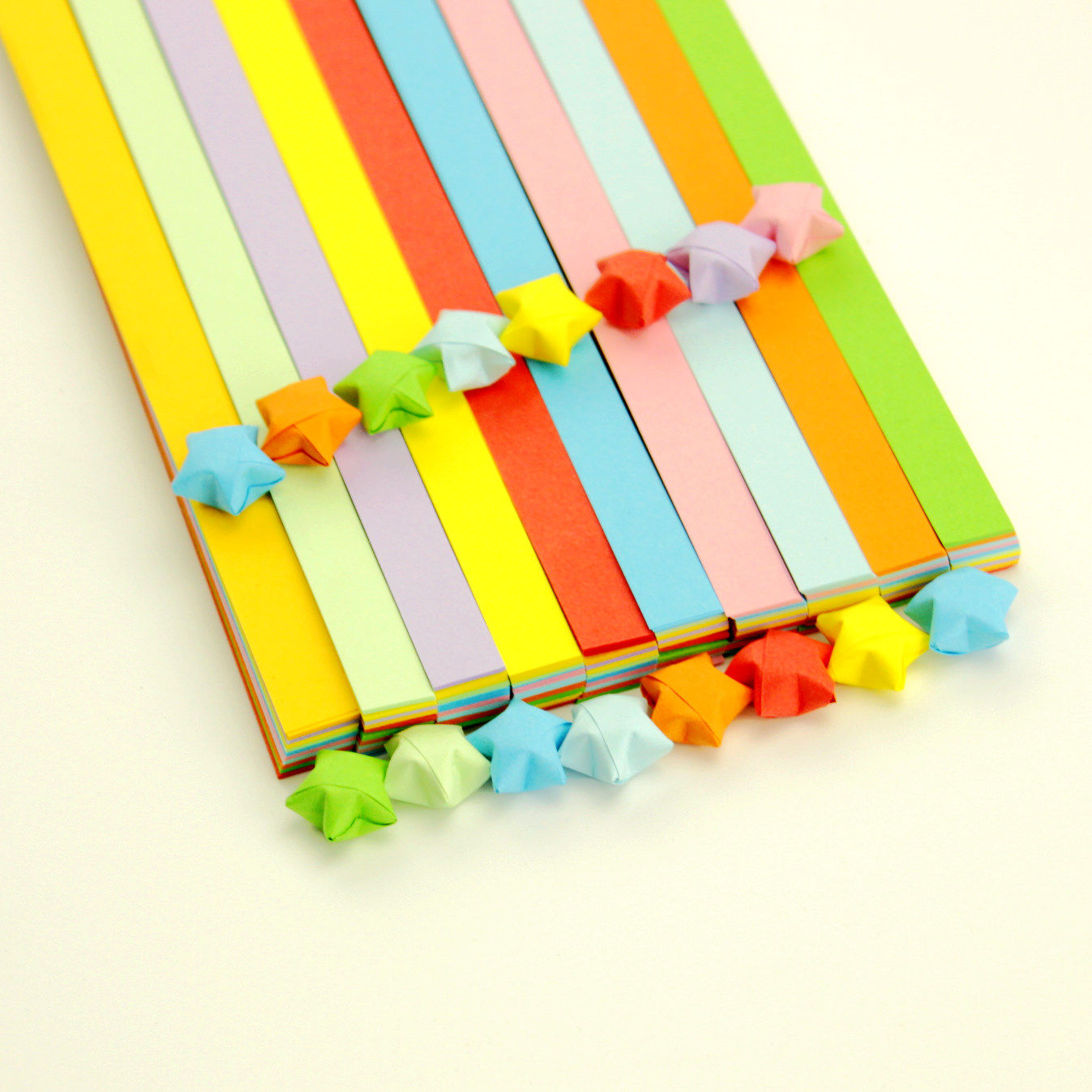 星星许愿折纸幸运星纸条90条包随机随机折纸