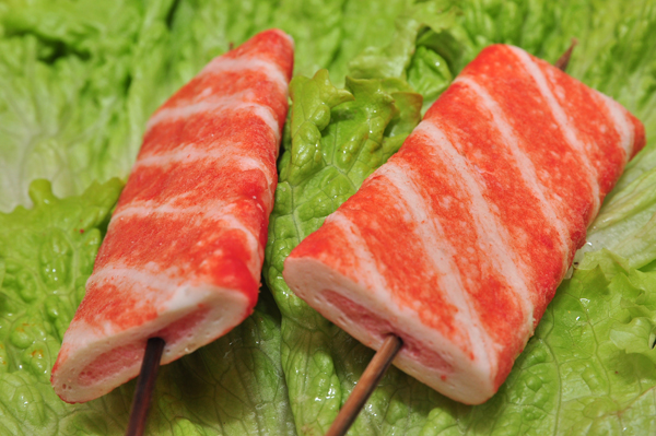 清真火锅丸子夹心蟹味排海鲜蟹排丸关东煮串串香食材500g三斤包邮