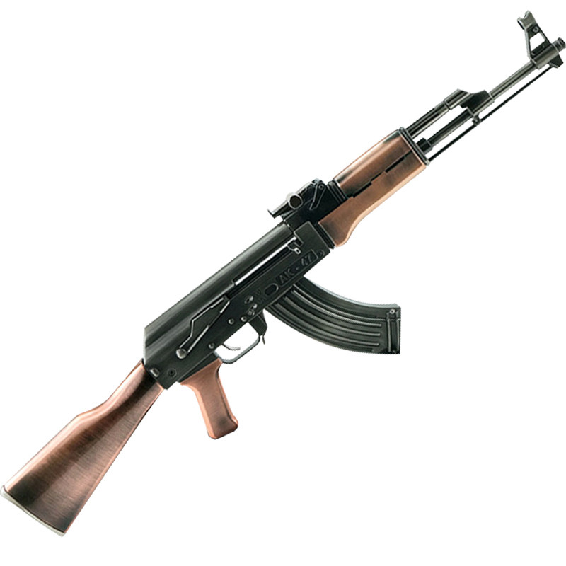 仁祥实木玩具ak74mn配件74u102摆件机金属ak47三代其他玩具枪