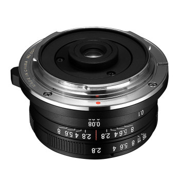 Laowa 4mm F2.8 210 circle ຫນ້າສົນໃຈ fisheye lens M43 drone aerial photography Fuji X Sony E-mount