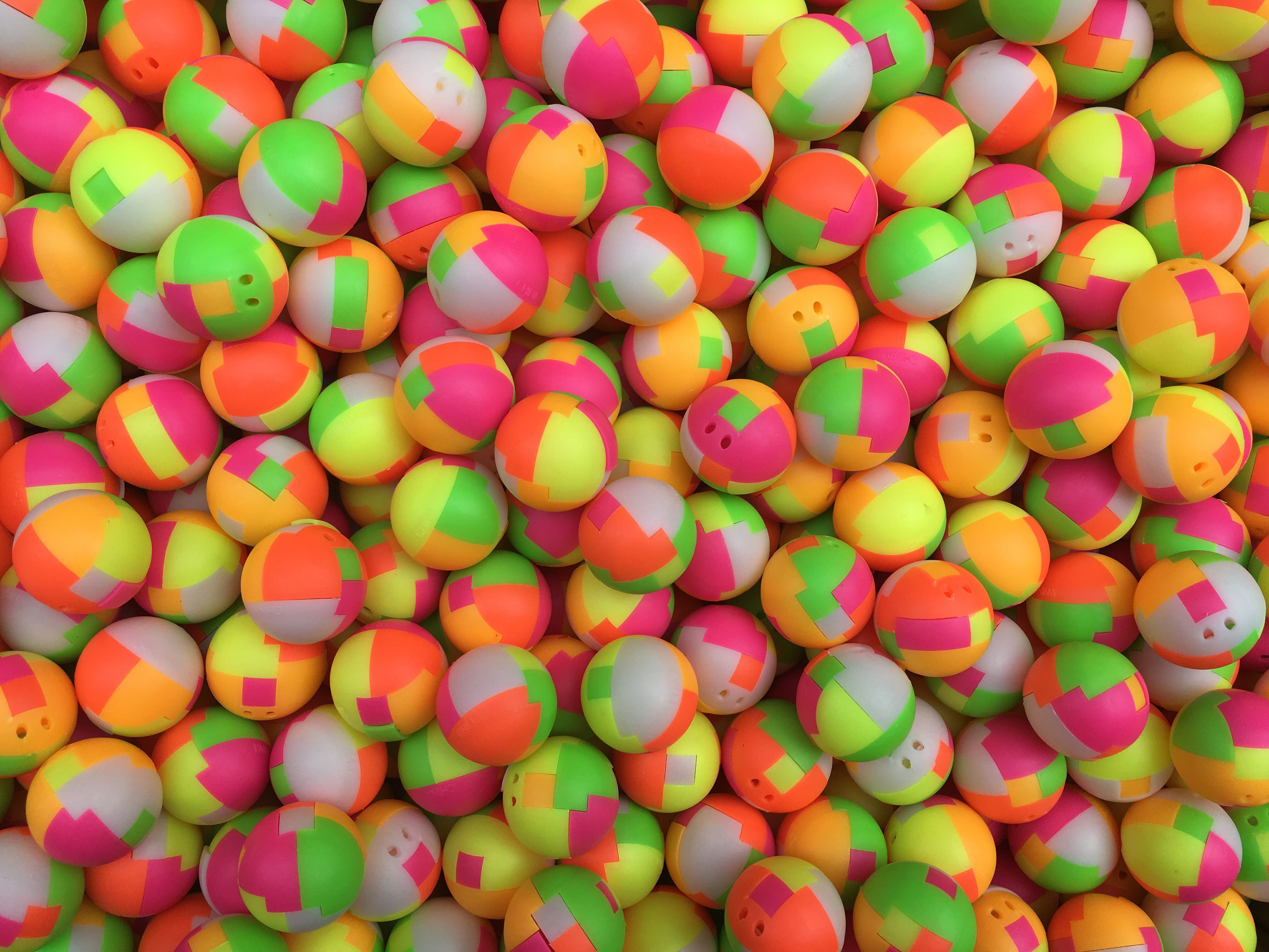 包邮32号混装弹力钻石一元扭蛋机专用弹弹跳跳球球类玩具