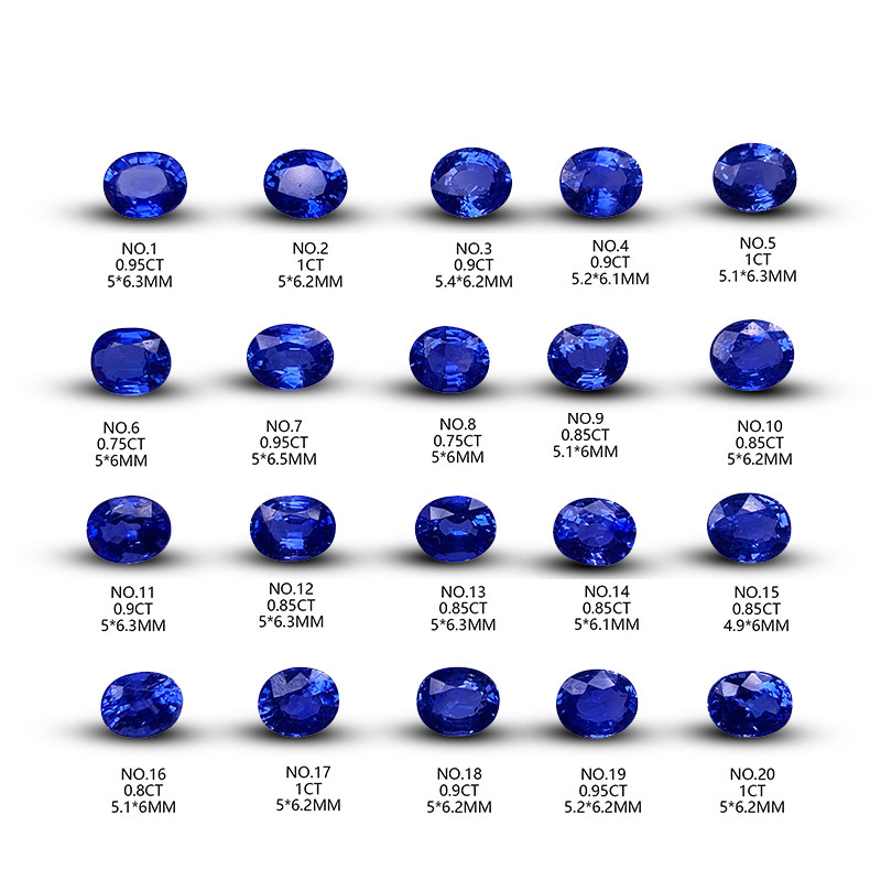 支持天然斯里兰卡皇家蓝矢车菊色蓝宝石高火彩高净度其他