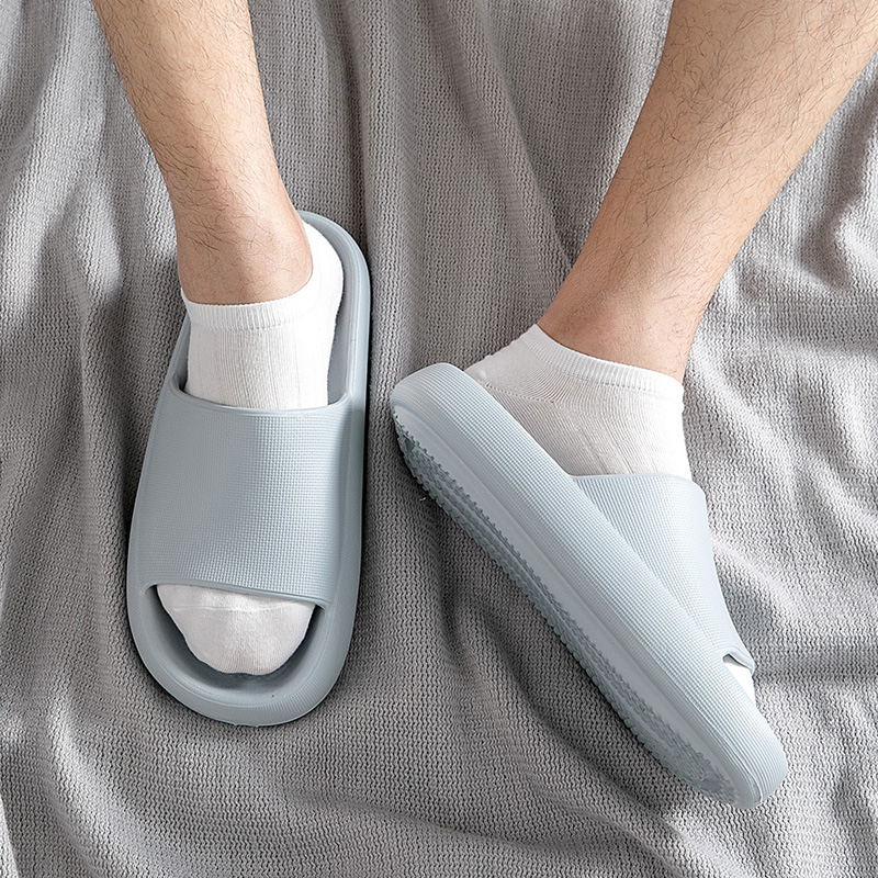 拖鞋男士夏室内厚底洗澡防臭软底居家防滑大码四季外穿浴室凉拖鞋