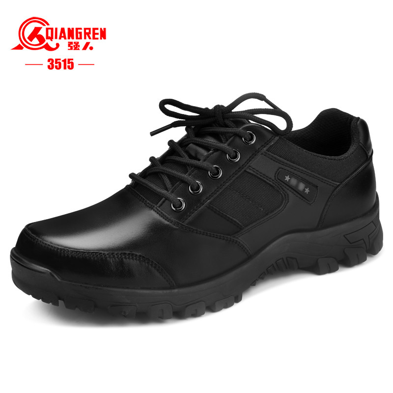 3515强人执勤鞋男春夏轻便透气训练黑色耐磨单鞋