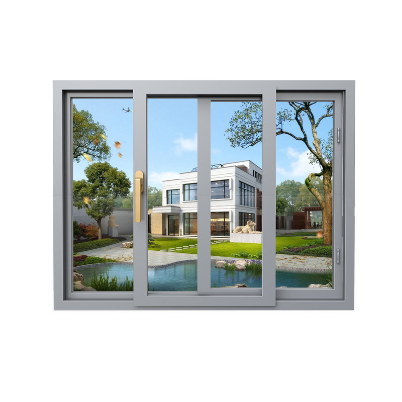窗户漂移断桥推拉平移铝合金隔音玻璃推拉窗