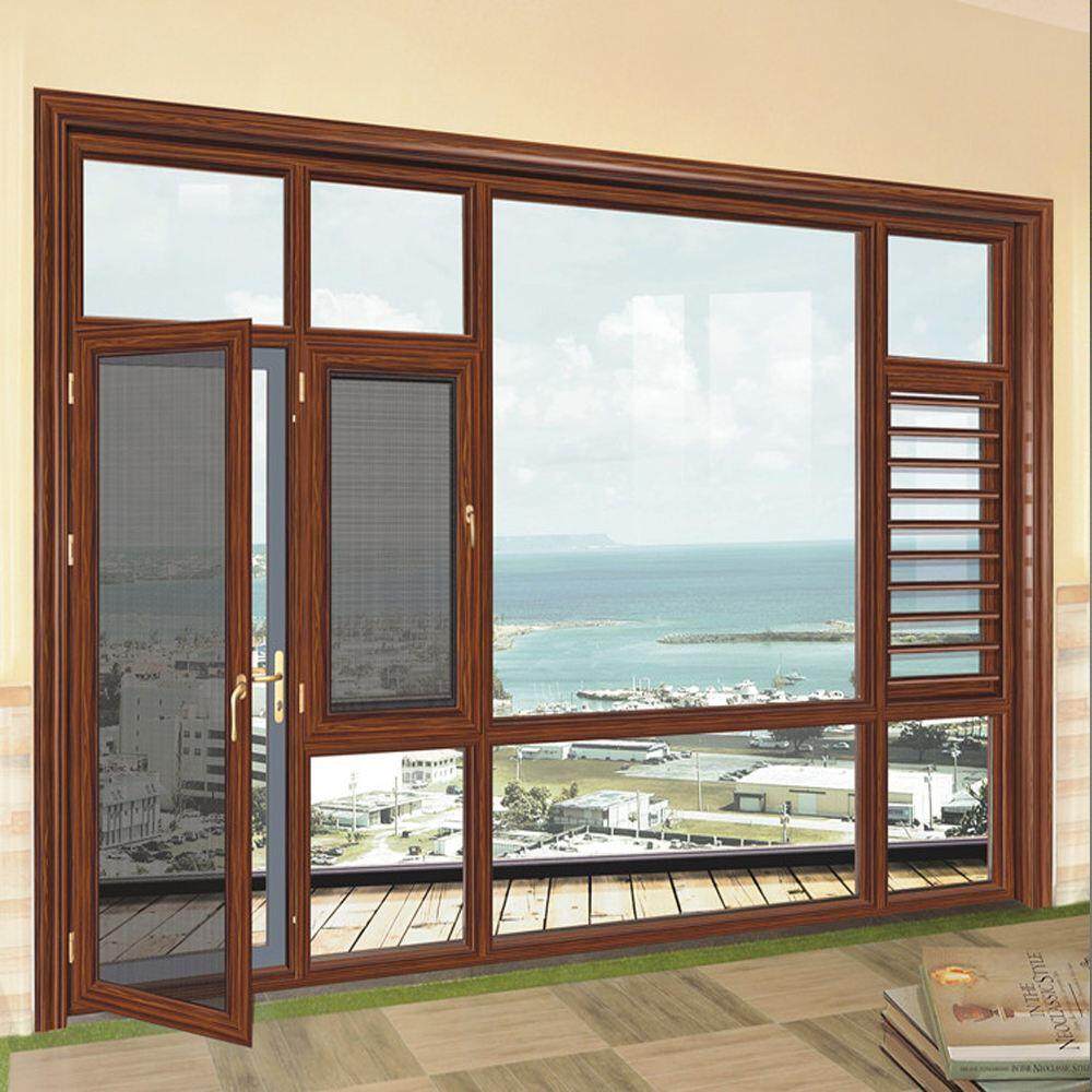 深圳富贵花坚美断桥铝合金门窗隔音封阳台定制江门广州阳光房