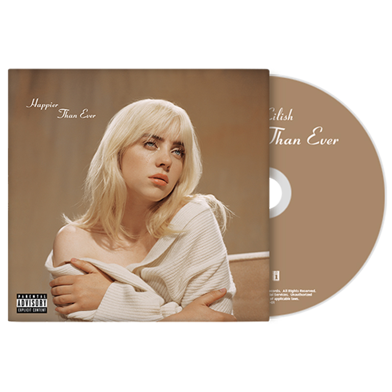 现货正版碧梨新专辑专辑billieeilishhappierthanever音乐cd
