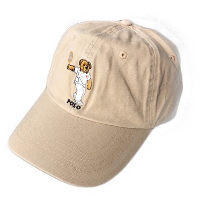韩版保罗polo子女水洗软顶棒球帽男百搭时尚做旧潮牌秋冬鸭舌帽帽子