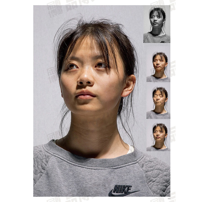 头像照片光源教程联考美术高考素材写生半身像头带绘画新