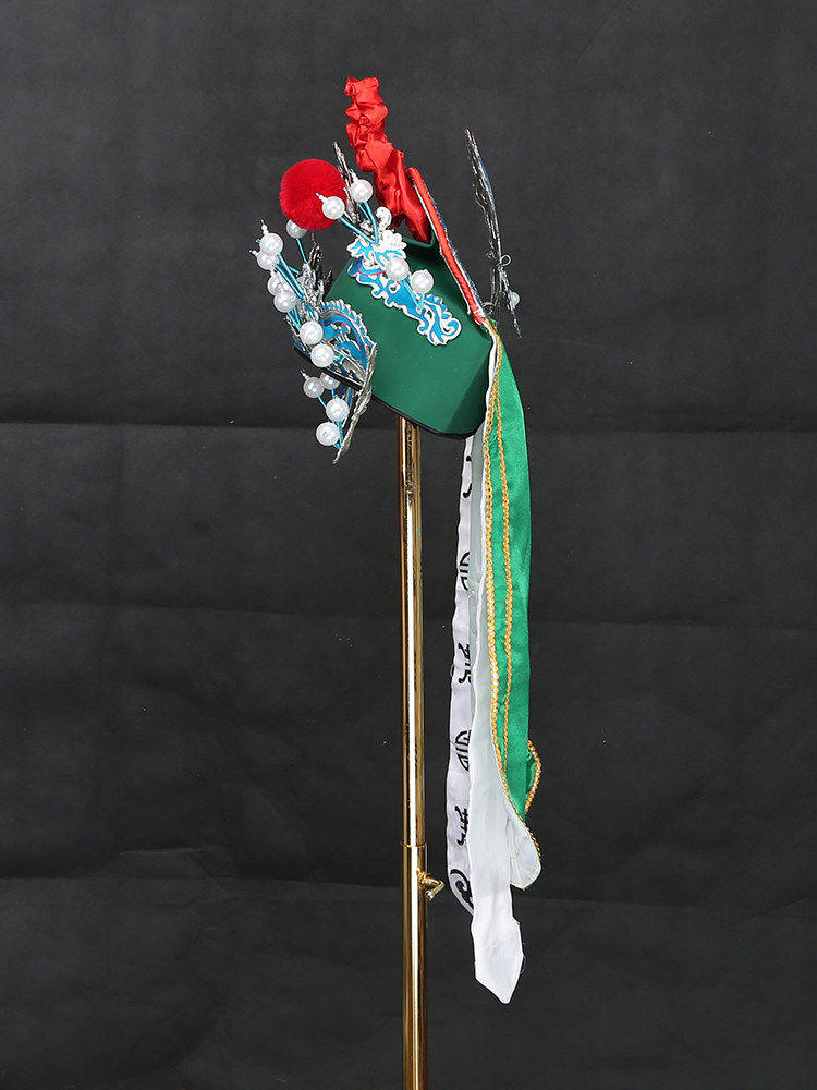 戏曲京剧豫剧越剧舞台表演武生将军盔帽古装民族服装