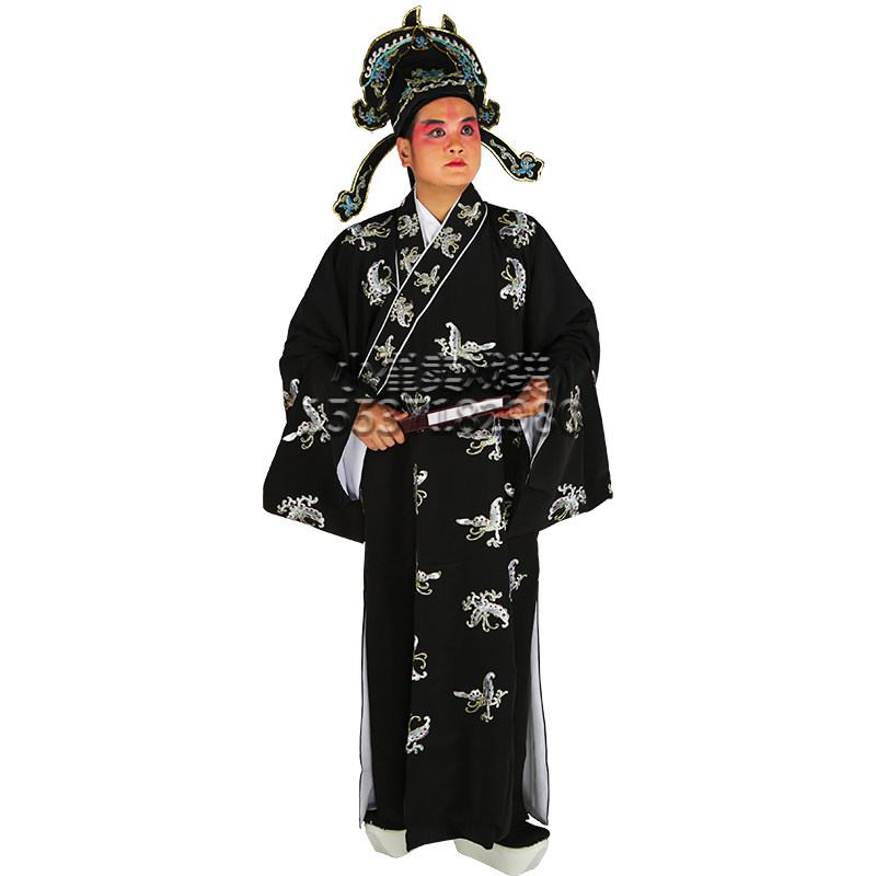 褶子戏曲戏剧京剧三花花脸丑角小生公子文丑民族服装