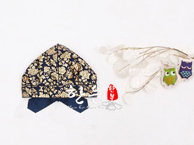 一周岁生日韩服帽子韩服绣花帽子男孩韩服帽子hew1003