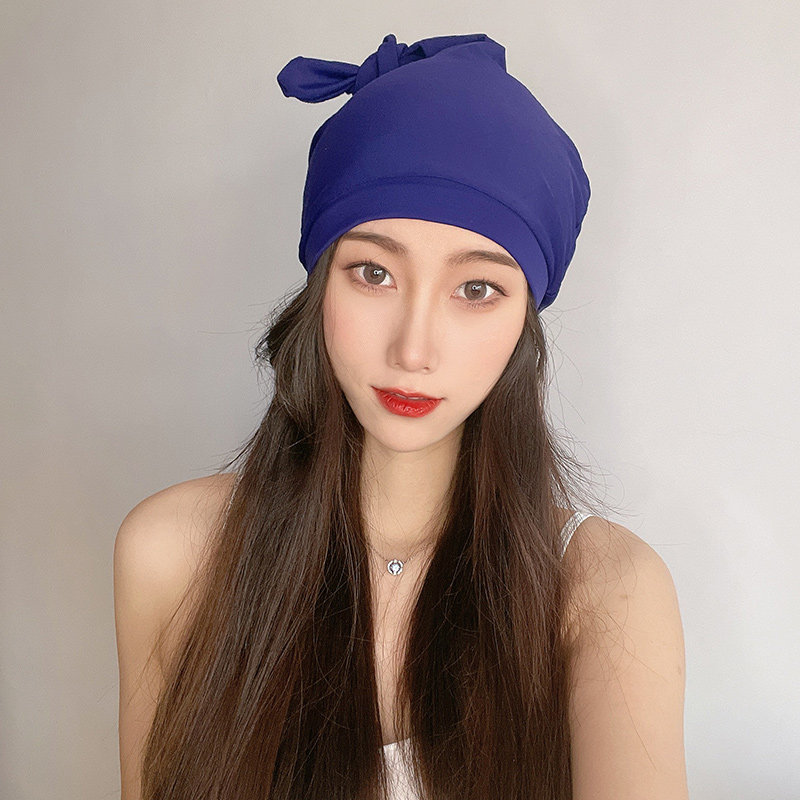 泳帽成人游泳布料好看大头韩国日系可爱勒头泳帽