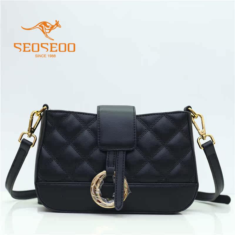 seoseoo单肩包单肩腋下时尚包时尚水桶休闲南奥包休闲通用款女包