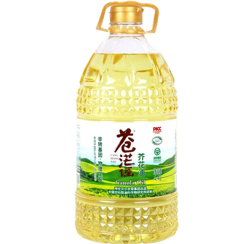 苍茫谣芥花油菜籽油低芥酸非转基因压榨纯正正宗菜籽油