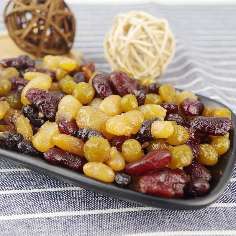 多彩5斤装糖纳豆既食烘培奶茶甜品冷饮冰粥红豆