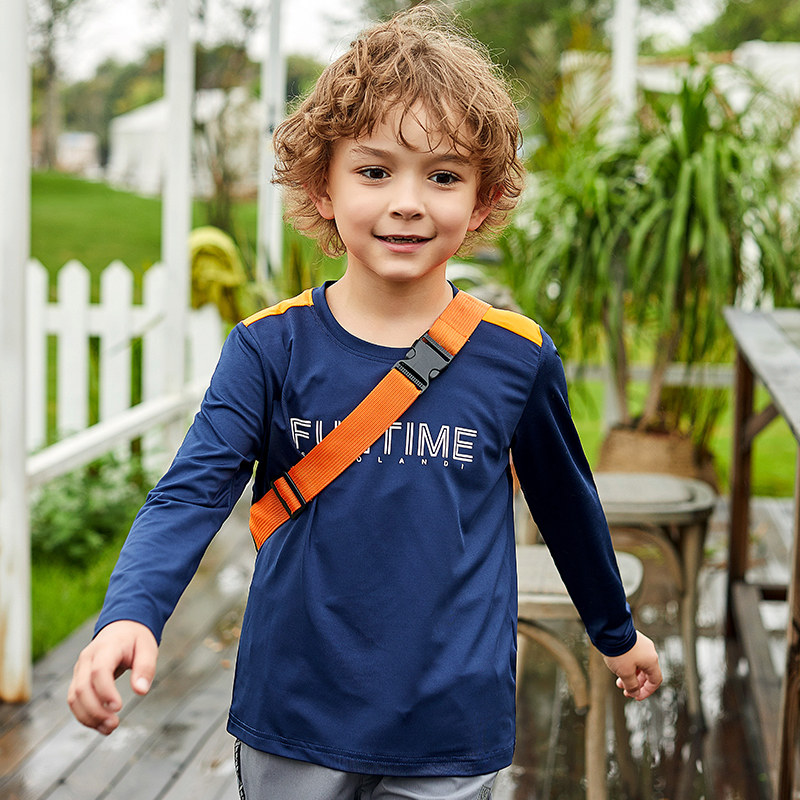 儿童长袖t恤薄款男童春季打底衫