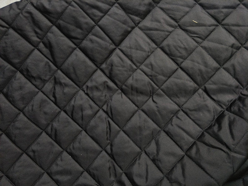 里衬黑色夹棉菱形内衬布料大衣西装里子宝宝海绵垫