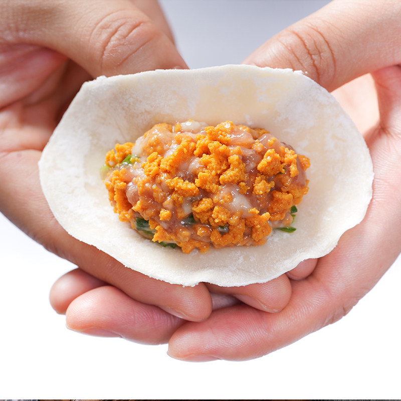 汉唐海胆水饺青岛海鲜饺子山东纯手工大冷冻水饺