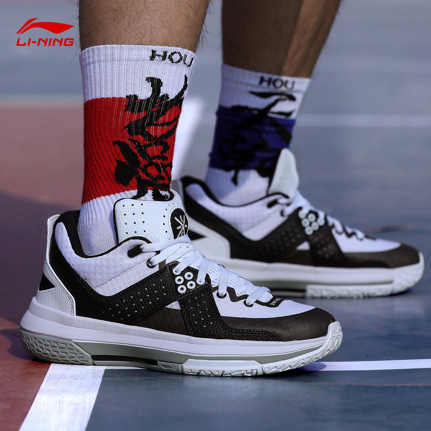 李宁篮球鞋男韦德之道全城5低帮透气防滑耐磨云减震运动鞋abal049