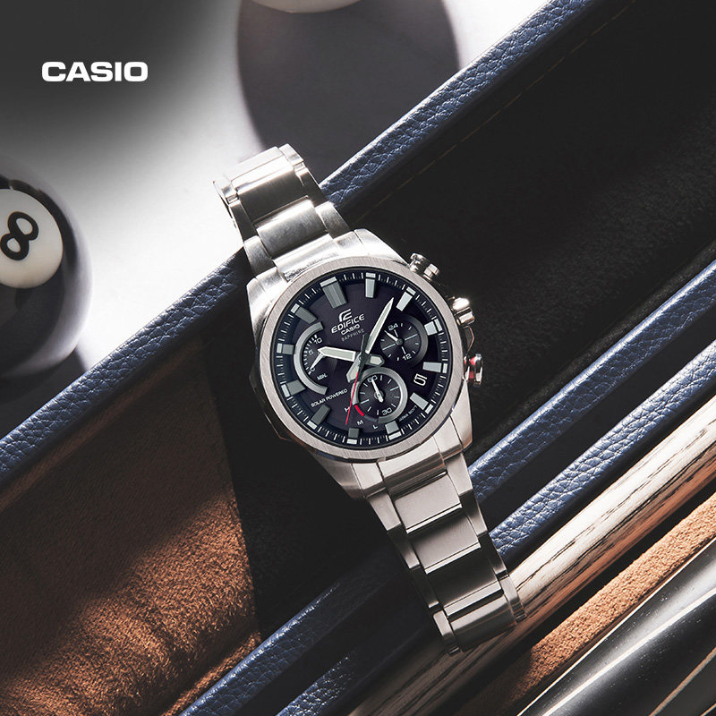 casio旗舰店efb-640男士石英商务手表卡西欧官网官方正品 edifice