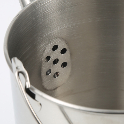 selpa:户外野营不锈钢吊壶大容量茶壶咖啡壶木柄便携水壶露营野炊烧