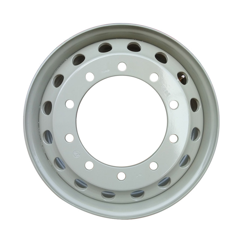 正兴正品90r225前轮专用平顶真空钢圈16mm斯太尔轮毂