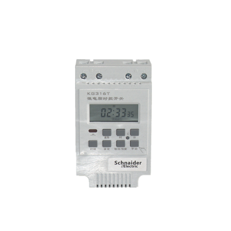 开关施耐德时控kg316t220v照明路灯招牌时间控制器定时器