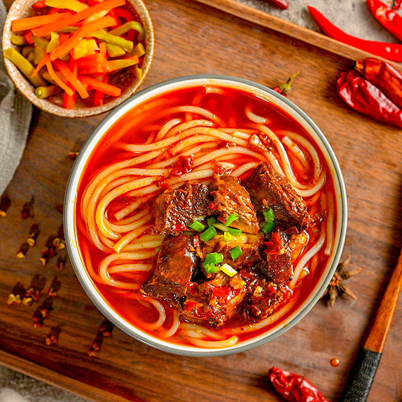 大杯香辣味贵州牛肉粉(可微波)6杯装