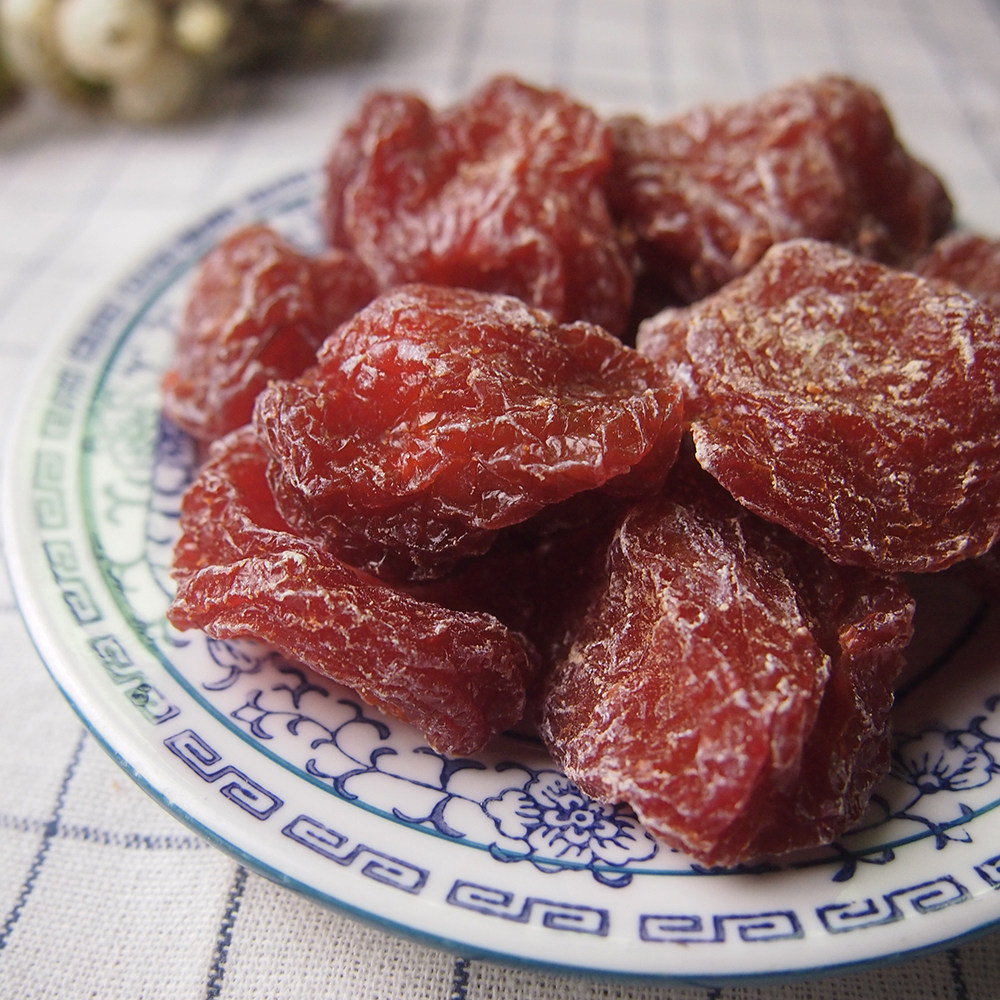 散装蜜饯三丰化核李饼大个半梅去核无核话梅果脯酸甜孕妇零食380g