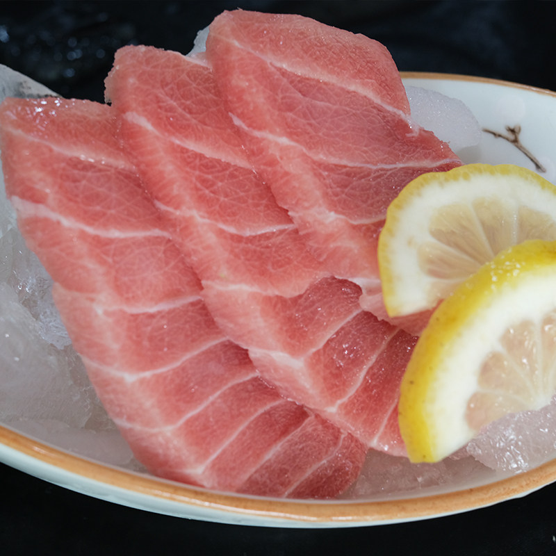 大目金枪鱼肉鱼腹刺身新鲜500g鱼腩超低温生鲜寿司专用日本料理