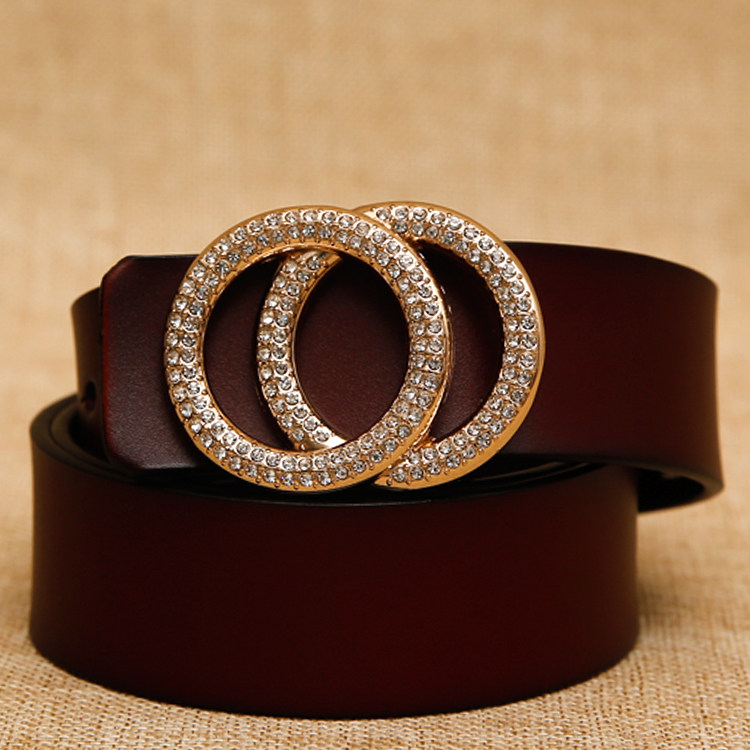 网红女士时尚百搭真皮皮带女款牛皮软皮简约休闲牛仔裤装饰宽腰带