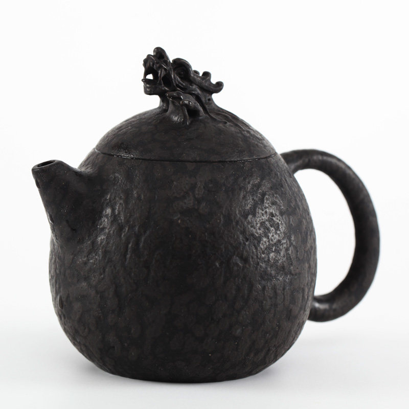 冰碛茶具鱼籽出头龙出头功夫茶岩茶功夫石壶龙胆茶壶