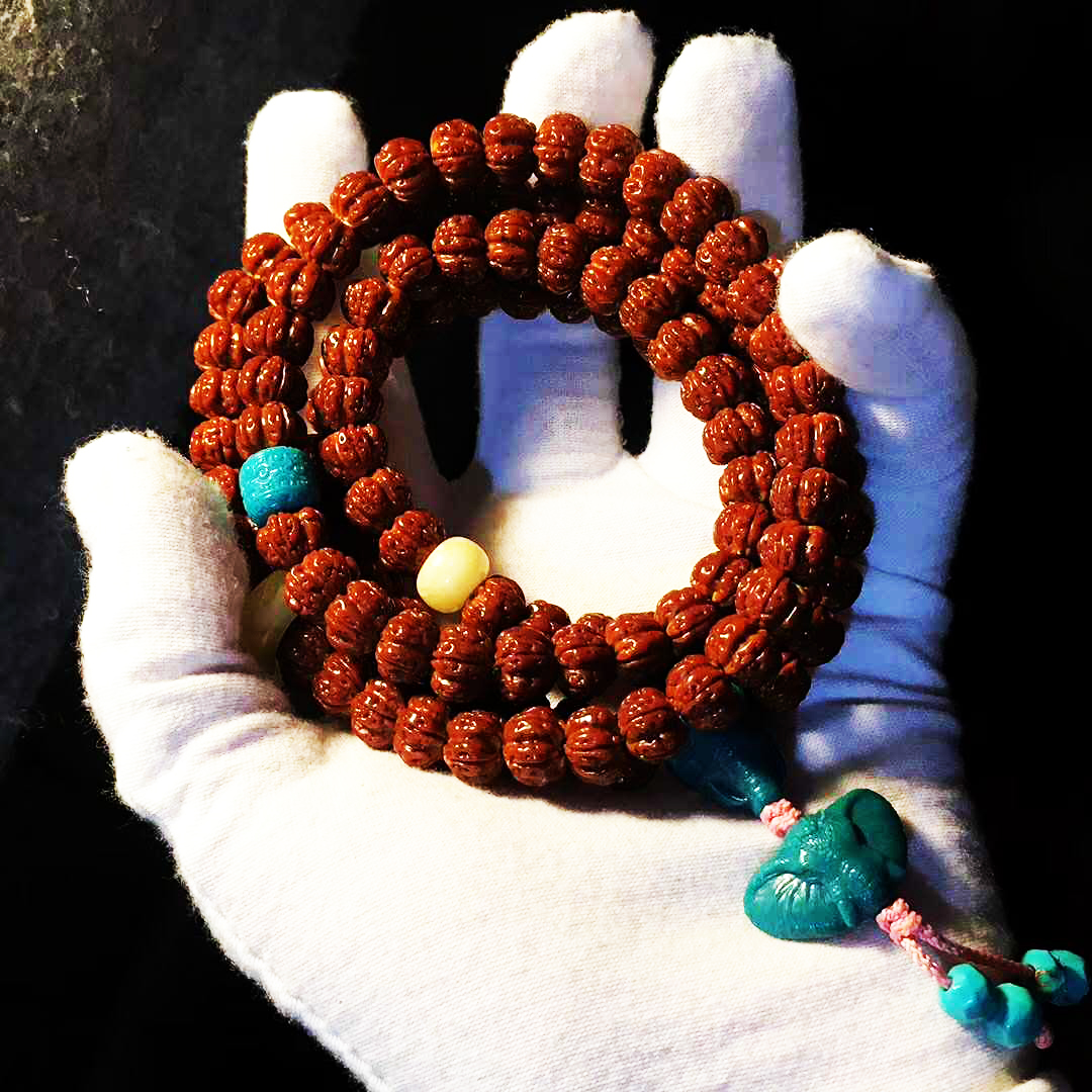 航母小金刚菩提子108颗飞碟梅花双龙树王花王矮桩金刚菩提子手串