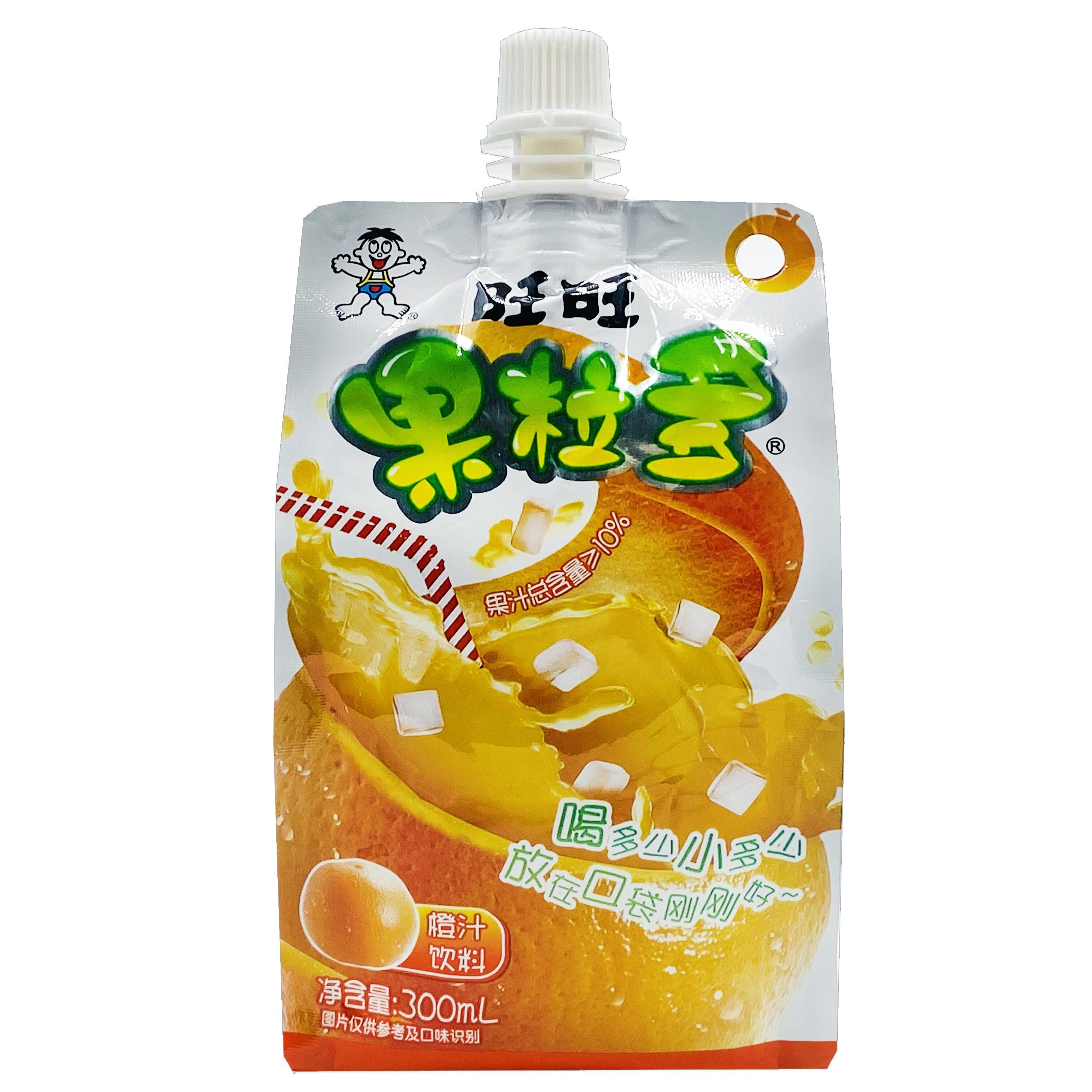 旺旺果粒多水水蜜桃葡萄橙汁饮料300ml便携携带果味