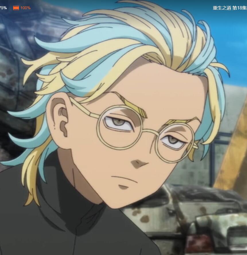 灰谷suncos东京复仇者竜胆龙胆cos假发眼镜重生cosplay配件