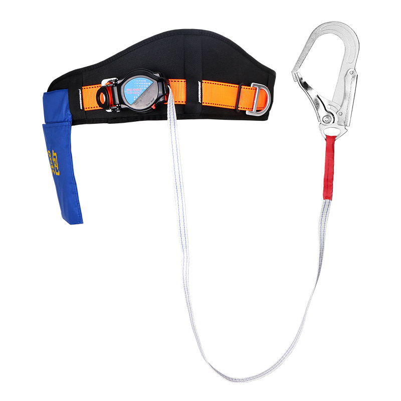 援邦速差安全带高空作业单腰户外坠落腰带伸缩安全安全带