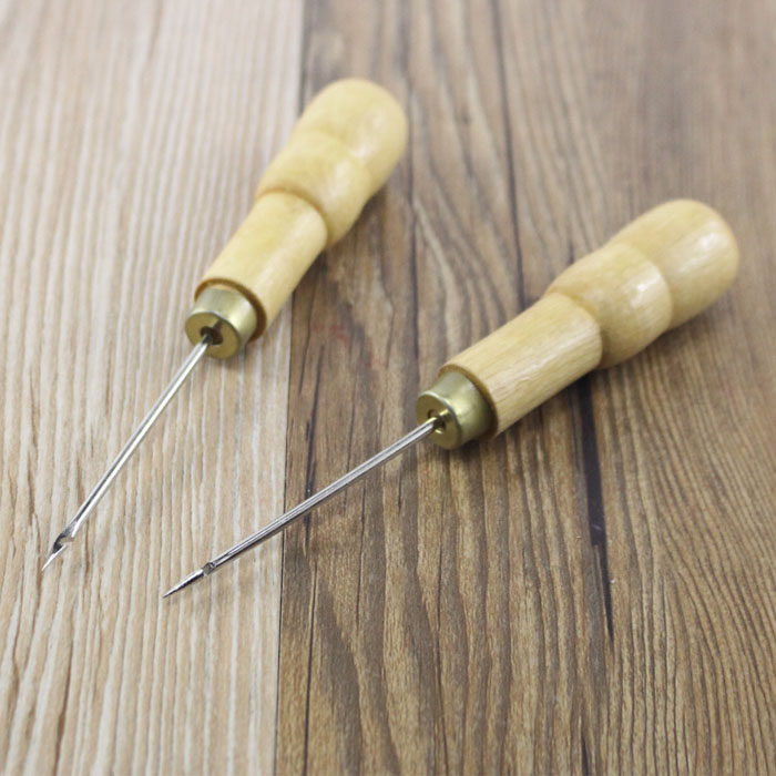 装订锥子凭证财务文具记账钩子木质工具文创